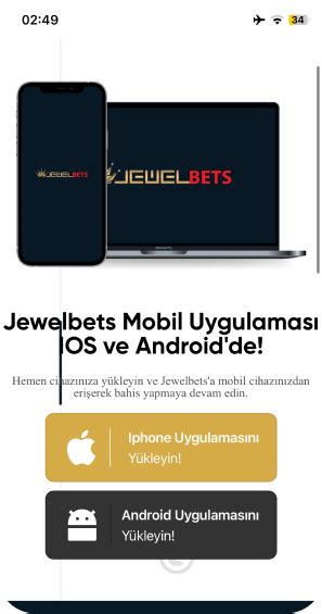 JewelBetting Mobil Uygulama.